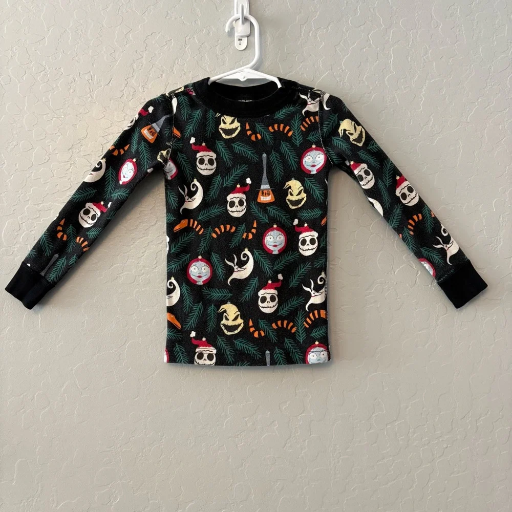 Hanna Andersson Disney The Nightmare Before Christmas HannaJams Pajama Set sz 4